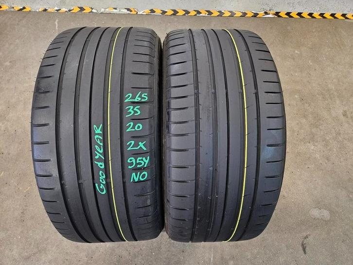 265/35/20 95Y NO GOODYEAR ZOMERBANDEN 5,5MM PROFIEL 2X, Auto-onderdelen, Banden en Velgen, 20 inch, Erkend duurzaam, Zomerbanden