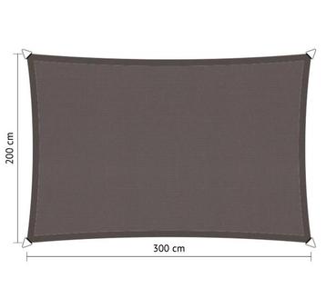 Schaduwdoek waterdicht 2x3 rechthoek Grey beschikbaar voor biedingen