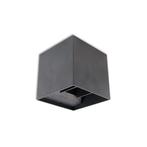 LED Cube Wandlamp | Dimbaar | IP44 | G9 fitting | Antraciet, Huis en Inrichting, Lampen | Wandlampen, Ophalen of Verzenden, Nieuw