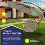 Tillvex® Parasol - Zweefparasol - Ø300cm - 360° Draaibaar -, Tuin en Terras, Verzenden, Zo goed als nieuw