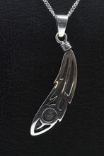 Zilveren Indiaan Veer hopi style ketting hanger, Sieraden, Tassen en Uiterlijk, Verzenden, Nieuw