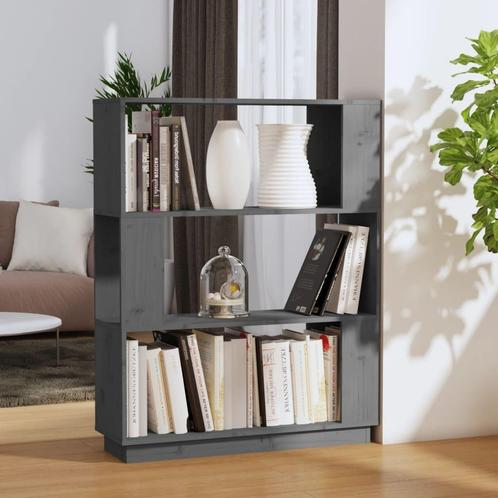 vidaXL Boekenkast/kamerscherm 80x25x101 cm massief, Huis en Inrichting, Kasten | Boekenkasten, 25 tot 50 cm, Nieuw, Grenenhout