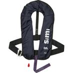 Eval Simi Opblaasbaar Reddingsvest 160N met Rvs Gesp Blauw, Watersport en Boten, Watersportkleding, Ophalen of Verzenden, Nieuw