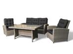 Loungeset / Sofaset Canberry Blended Grey voor 5 personen |, Tuin en Terras, Tuinsets en Loungesets, 5 zitplaatsen, Nieuw, Ophalen of Verzenden