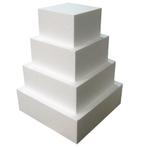 Taart Dummy vierkant 7cm - 20x20cm, Nieuw, Verzenden