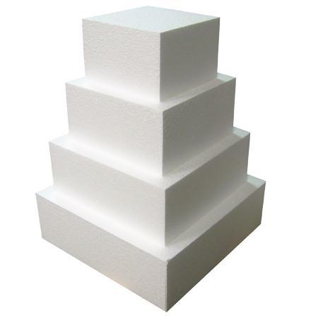 Taart Dummy vierkant 7cm - 20x20cm, Hobby en Vrije tijd, Taarten en Cupcakes maken, Nieuw, Verzenden