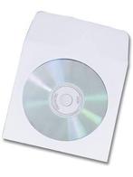 Papieren Sleeves 100 stuks met venster, Computers en Software, Beschrijfbare discs, Nieuw, Verzenden
