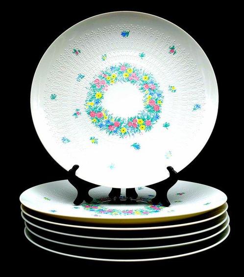 Rosenthal - Tafelservies voor 6 (7) - Slinger (multicolor,, Antiek en Kunst, Antiek | Meubels | Tafels