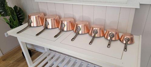 Villedieu Made in France - Kookpottenset (7) - Speciale, Antiek en Kunst, Antiek | Keukenbenodigdheden