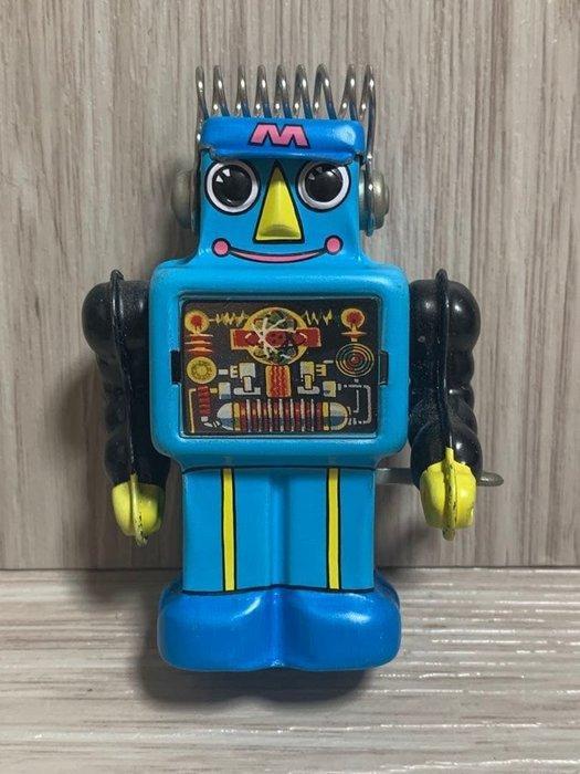 Yonezawa - Tin Toy Bericht Robot - Opwindspeelgoed -, Antiek en Kunst, Curiosa en Brocante