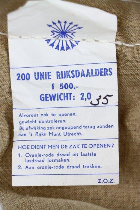 Nederland. Dichte zak unie rijksdaalders f 500,- 2 Kilo., Postzegels en Munten, Munten | Nederland