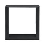 Stalen onderstel set van 2 U bankpoot 40x43 cm zwart, Huis en Inrichting, Verzenden, Nieuw