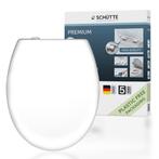 SCHÜTTE WC-Bril 82600 WHITE - Duroplast - Soft Close -, Ophalen of Verzenden, Nieuw