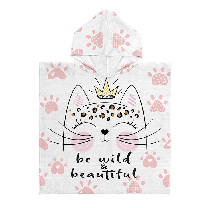 Kinderponcho Miss Kitty, Kinderen en Baby's, Kinderkleding | Overige, Nieuw, Verzenden