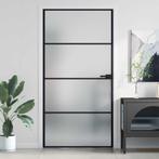 vidaXL Binnendeur smal 102,5x201,5 cm gehard glas en, Doe-het-zelf en Verbouw, Deuren en Horren, Verzenden, Nieuw