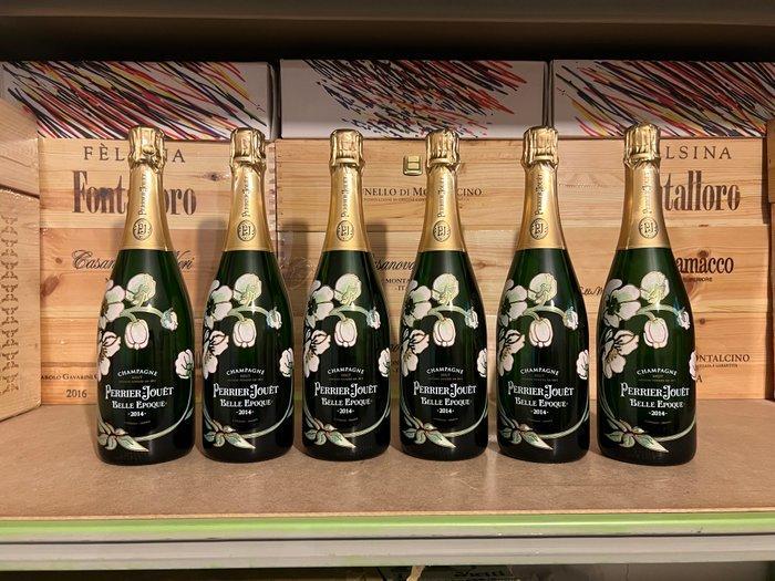 2014 Perrier-Jouët, Belle Epoque - Champagne Brut - 6, Verzamelen, Wijnen