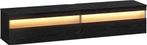 TV Lowboard - tv meubel - breedte 147 cm - hout met LED -, Huis en Inrichting, Kasten | Televisiemeubels, Verzenden, Nieuw