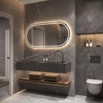 HIPP Design Phantom Ovaal Rechte LED spiegel - 120 x 70 cm -, Ophalen of Verzenden, Nieuw