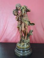Auguste Moreau (1834-1917) - sculptuur, Ruisseau et Fontaine, Antiek en Kunst, Antiek | Keramiek en Aardewerk