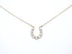 Other brand - Halsketting - 4 Horseshoe-Shaped K18 Rose, Nieuw
