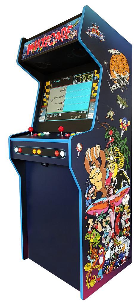 2-Player Almighty Multicade Arcadekast Paars/Blauw, Spelcomputers en Games, Spelcomputers | Overige