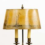 Kandelaar Lamp met Beschilderde Kap met Schepen, Ophalen, Nieuw