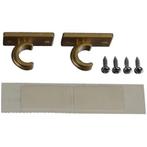 Liedeco Zelfklevende drager voor cafébars ø 12 mm (set,, Huis en Inrichting, Verzenden, Nieuw