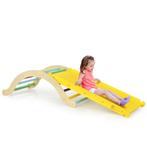 3-In-1 Klimladderset voor Kinderen Houten Klimboog Klimdrieh