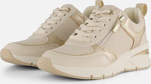 Tamaris Essential Sneakers beige Synthetisch - Dames - Maat, Kleding | Dames, Schoenen, Nieuw, Verzenden
