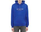 Fred Perry - Graphic Hooded Sweat - Hoodie Blauw - S, Nieuw