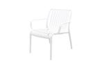 Stripe Loungestoel - Wit, Verzenden, Nieuw, Overige materialen