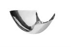 Moderne kom ABSTRACT 24cm gepolijst aluminium decoratie -, Huis en Inrichting, Woonaccessoires | Vazen, Ophalen of Verzenden, Nieuw