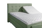 Mörgenn Elektrische Boxspring Nauplion Groen - 90x200 cm, Verzenden, Nieuw, Groen, Modern
