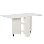 TRUUSK Eettafel, Klaptafel Met Wielen, Bureau, Bijzettafel,, Huis en Inrichting, Verzenden, Nieuw