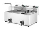 Hendi Profi Line Friteuse Aftapkraan | 8+8 Liter | 230v 610x, Ophalen of Verzenden, Nieuw in verpakking