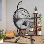 vidaXL Hangende Egg Chair standaard zonder mand antraciet, Verzenden, Nieuw, Metaal