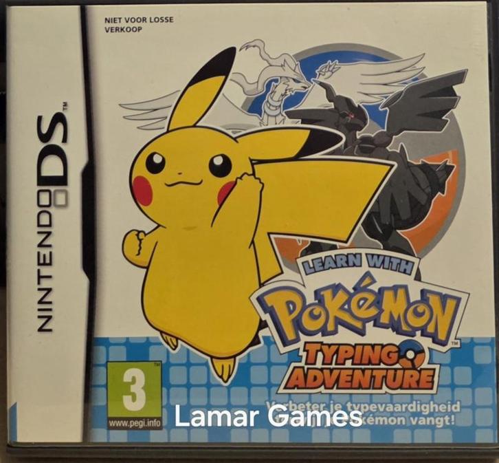 Learn with pokemon typing adventure (Nintendo DS tweedehands, Spelcomputers en Games, Games | Nintendo DS, Zo goed als nieuw, Ophalen of Verzenden
