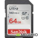 SanDisk Ultra 64GB SDXC Geheugenkaart, Nieuw, Verzenden