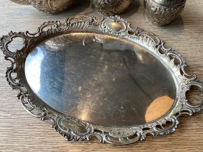 Florence Warden - Theeservies (3) - .925 zilver, Antiek en Kunst, Antiek | Goud en Zilver