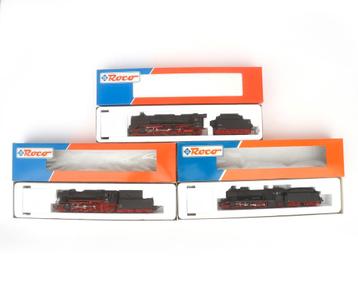 Roco, drie model stoomlocomotieven beschikbaar voor biedingen