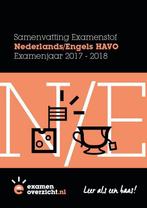 ExamenOverzicht - Samenvatting Nederlands en Engels HAVO, Verzenden, Gelezen, ExamenOverzicht