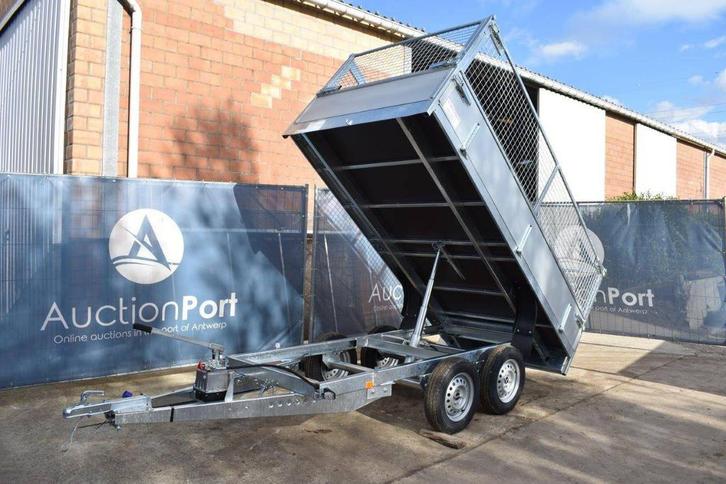 Veiling: Aanhangwagen Kipper BW Trailer 750kg 250x150x100cm, Auto's, Vrachtwagens, BTW verrekenbaar, Overige brandstoffen, Overige kleuren