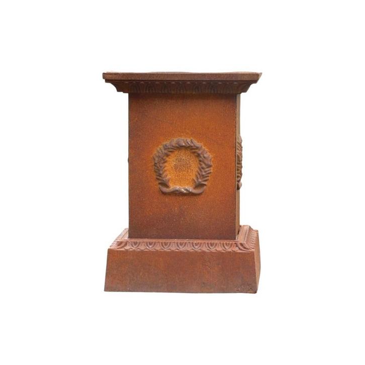 Gietijzeren sokkel - 62 cm - klassiek en rustieke afwerking, Huis en Inrichting, Woonaccessoires | Zuilen en Pilaren, Ophalen of Verzenden