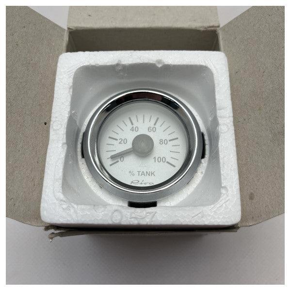 Bieden: Riva Naphtha Marine Fuel Level Indicator 12V - 52mm, Watersport en Boten, Bootonderdelen, Motor en Techniek, Nieuw, Zeilboot of Motorboot