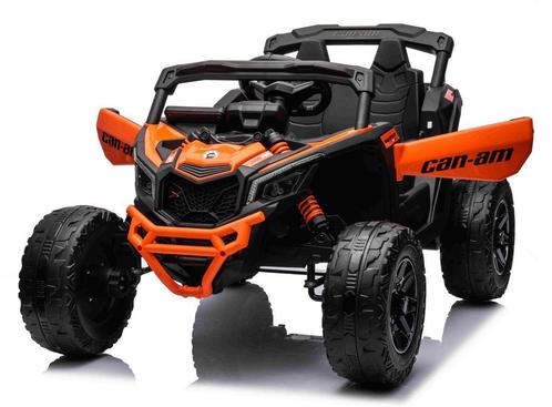 CAN-AM 24Volt Oranje 1 zits buggy, 4WD, leder, Mp4 TV, Kinderen en Baby's, Speelgoed | Buiten | Accuvoertuigen, Nieuw, Ophalen of Verzenden