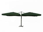 Veiling - Dubbele hangende parasol donkergroen 2 * 300x300cm, Nieuw