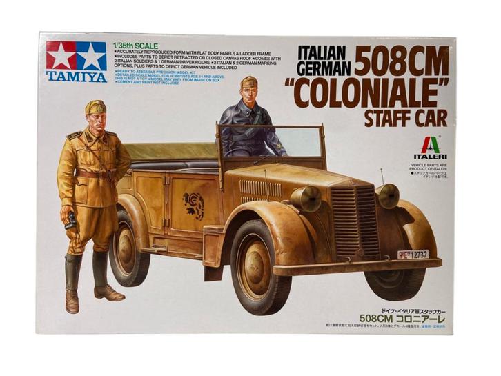 Italian/German 508CM Coloniale Staff Car, Hobby en Vrije tijd, Modelbouw | Auto's en Voertuigen, Verzenden