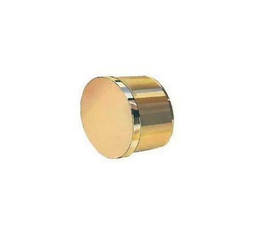 Buisdop plat messing massief 40 mm, Zakelijke goederen, Horeca | Overige, Verzenden