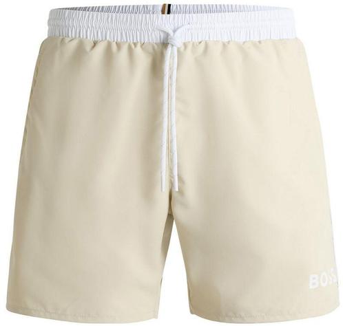 BOSS Zwembroek Starfish Beige maat L Heren, Kleding | Heren, Broeken en Pantalons, Wit, Nieuw, Maat 52/54 (L), Verzenden