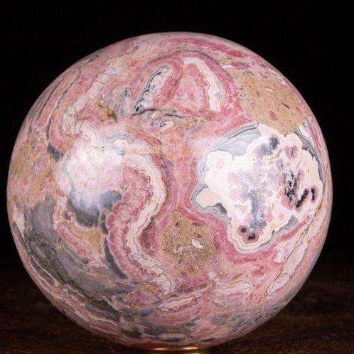 Grote Rhodochrosiet Bol uit Argentinië - Exclusieve en, Verzamelen, Mineralen en Fossielen